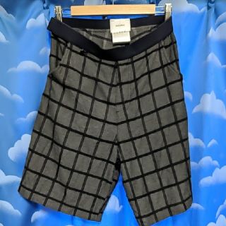 コモリ(COMOLI)の送料無料　SOUMO BELTED SHORTS ブラック　サイズ1　ソウモ(ショートパンツ)