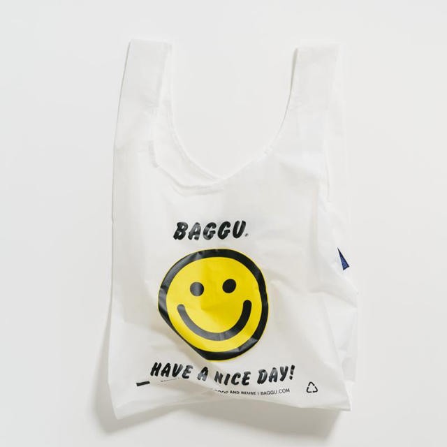 BEAMS(ビームス)の完売商品⭐︎　Baggu スマイル　thank you bag　ハッピー レディースのバッグ(エコバッグ)の商品写真