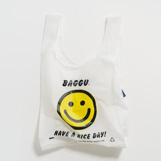 ビームス(BEAMS)の完売商品⭐︎　Baggu スマイル　thank you bag　ハッピー(エコバッグ)