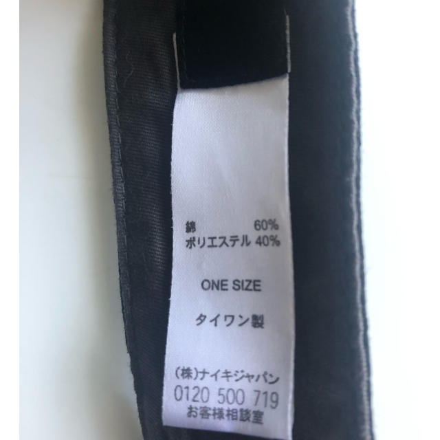 NIKE(ナイキ)のナイキゴルフ　サンバイザー最終値下げ美品 メンズの帽子(サンバイザー)の商品写真