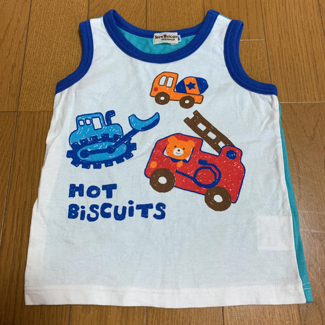 HOT BISCUITS(ホットビスケッツ)のミキハウス タンクトップ80cm キッズ/ベビー/マタニティのベビー服(~85cm)(タンクトップ/キャミソール)の商品写真