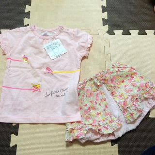 ベベ(BeBe)のべべ    半袖Tシャツ＆スボン(Tシャツ/カットソー)