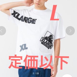 エクストララージ(XLARGE)の【L】XLARGE S/S TEE RANDOM PRINT WHITE(Tシャツ/カットソー(半袖/袖なし))