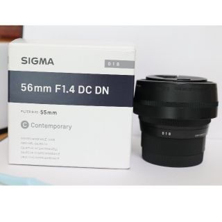 シグマ(SIGMA)の美品 SIGMA 56mm F1.4 DC DN SONY Eマウント用(レンズ(単焦点))