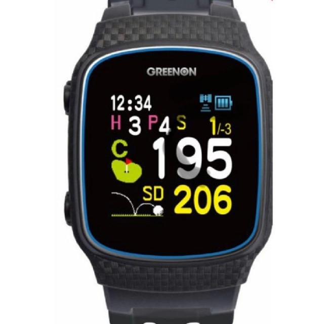 グリーンオン THE GOLF WATCH NORM II ブラック 新品未開封