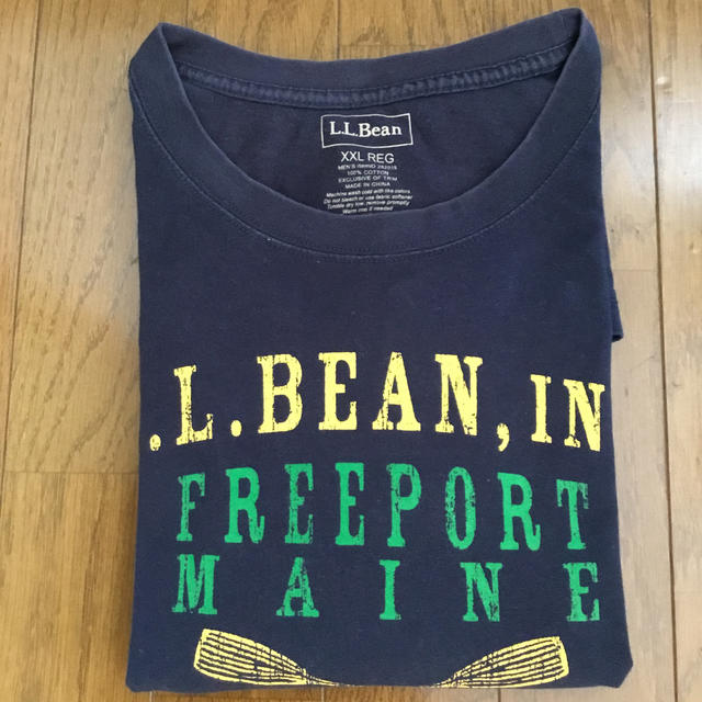 L.L.Bean(エルエルビーン)のL.L.Bean Tシャツ　XXL-REGサイズ　ネイビー　大きいサイズ メンズのトップス(シャツ)の商品写真