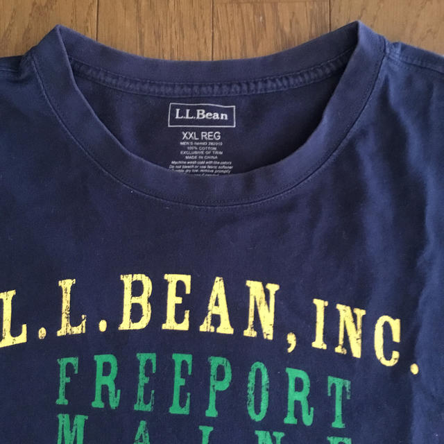 L.L.Bean(エルエルビーン)のL.L.Bean Tシャツ　XXL-REGサイズ　ネイビー　大きいサイズ メンズのトップス(シャツ)の商品写真