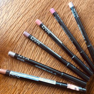 エヌワイエックス(NYX)の新品未使用❗️NYX★リップペンシル6本セット(リップライナー)