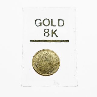 1924年 アメリカ 自由の女神立像 20ドル ミニ金貨  8K 10枚(貨幣)