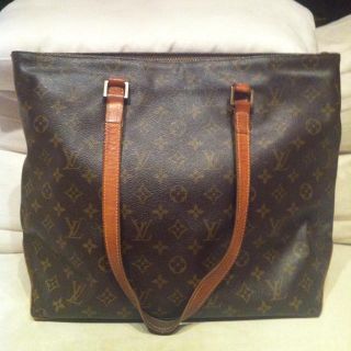 ルイヴィトン(LOUIS VUITTON)のヴィトン カバ メゾ(トートバッグ)