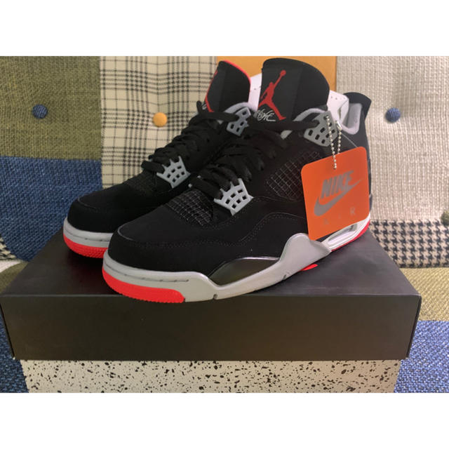 NIKE AIR JORDAN 4 RETRO BRED 26.5cm