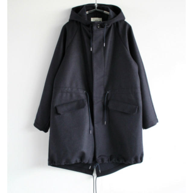 COMOLI(コモリ)のoutil MANTEAU BIDOS フードコート　モッズコート　ロングコート メンズのジャケット/アウター(モッズコート)の商品写真