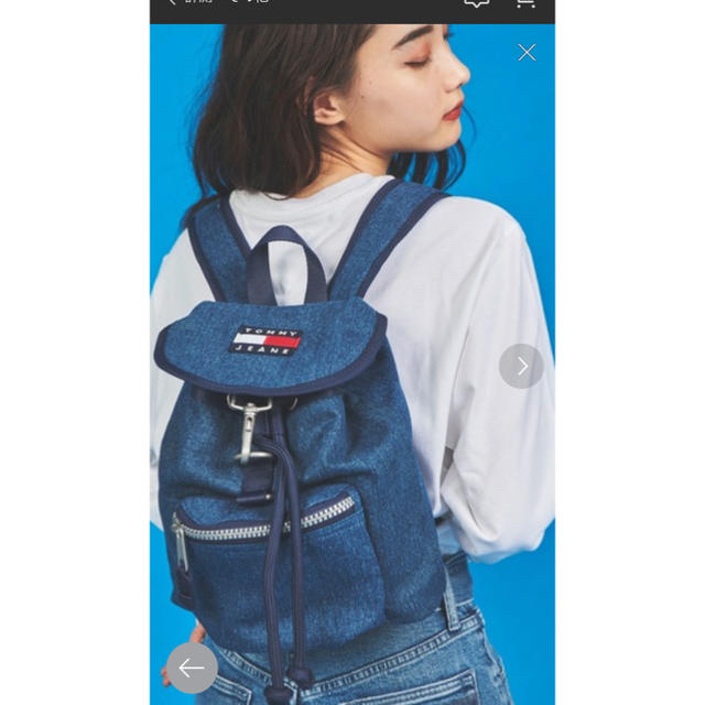 TOMMY(トミー)のトミージーンズ　リュック　 レディースのバッグ(リュック/バックパック)の商品写真