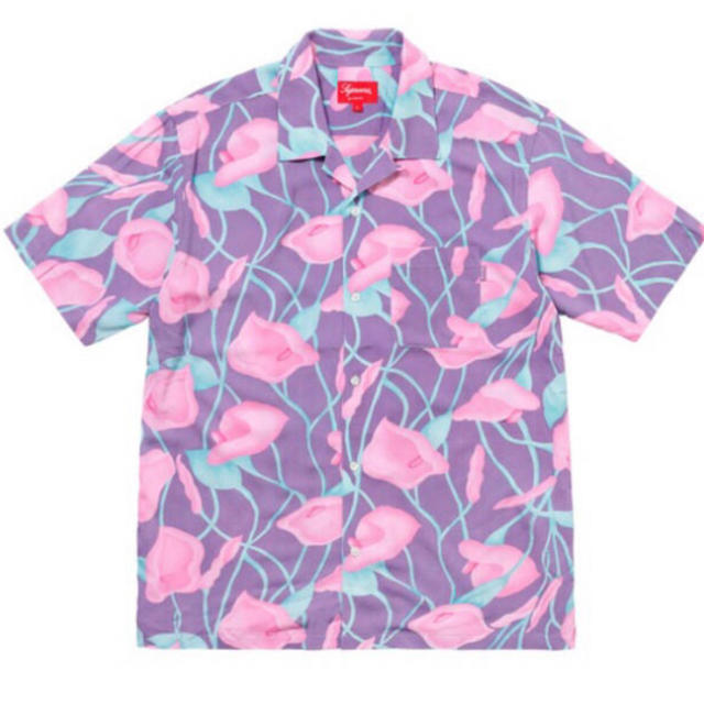 Supreme Lily Rayon Shirt Sサイズ パープル