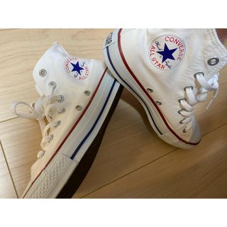 コンバース(CONVERSE)のコンバース　スニーカー　白(スニーカー)