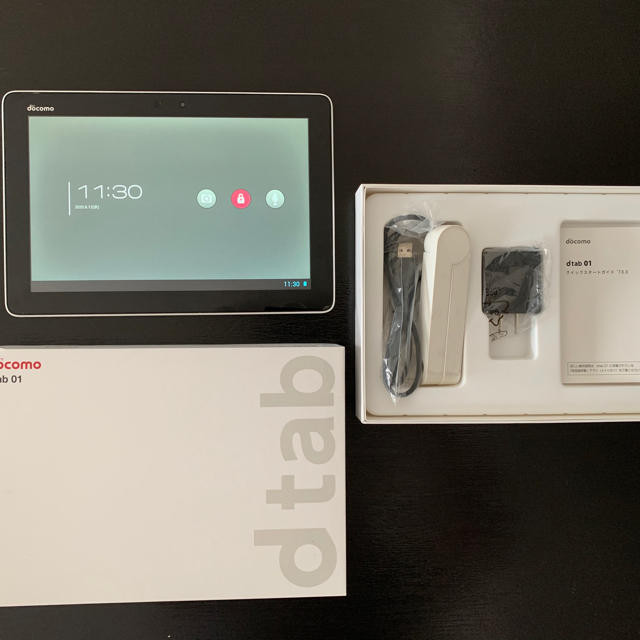 NTTdocomo(エヌティティドコモ)のNTTドコモ タブレット docomo dtab 01 スマホ/家電/カメラのPC/タブレット(タブレット)の商品写真