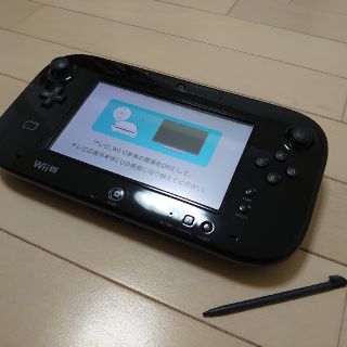 ウィーユー(Wii U)のwiiU ゲームPad・ブラック(家庭用ゲーム機本体)