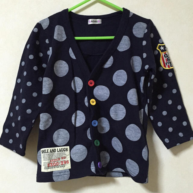 しまむら(シマムラ)のまろぱんだ様専用☆kidsカーディガン キッズ/ベビー/マタニティのキッズ服男の子用(90cm~)(カーディガン)の商品写真