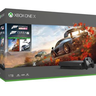 マイクロソフト(Microsoft)のxbox one x forza同梱版　ソフト　コード無し(家庭用ゲーム機本体)