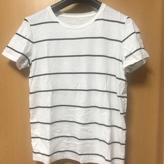 ムジルシリョウヒン(MUJI (無印良品))のボーダーTシャツ(Tシャツ(半袖/袖なし))