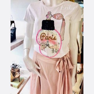 チェスティ(Chesty)のParis Tシャツ♡グレースコンチネンタル　ジルスチュアート　リリーブラウン(Tシャツ(半袖/袖なし))