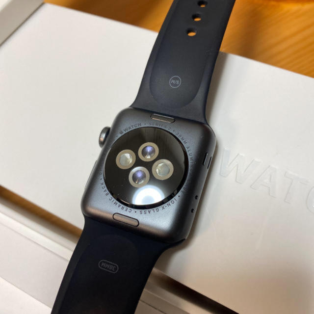 Apple Watch(アップルウォッチ)のApple Watch2 38BK 正規品ベルト付き メンズの時計(腕時計(デジタル))の商品写真
