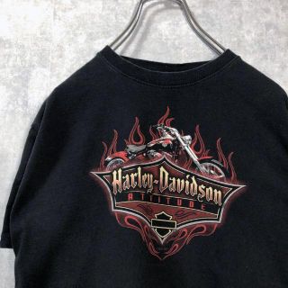 ハーレーダビッドソン(Harley Davidson)のHARLEY-DAVIDSON USA輸入 バックロゴ デカロゴ Tシャツ(Tシャツ/カットソー(半袖/袖なし))