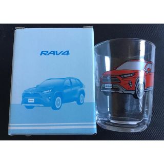 トヨタ(トヨタ)のTOYOTA ネッツ トヨタ 東名古屋 RAV4 グラス ノベルティ 非売品(ミニカー)
