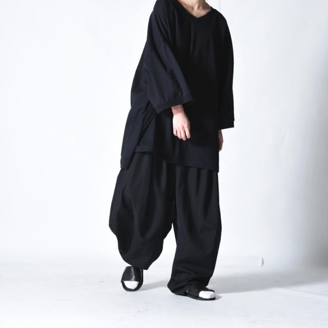 BISHOOL 3 Tuck Circle Pants ウールギャバ