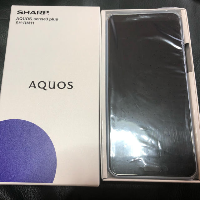 新品未使用 AQUOS sense3 plus simフリー  SH-RM11