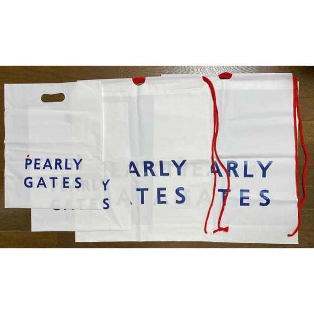 PEARLY GATES(パーリーゲイツ)のパーリーゲイツ★ショップ袋４枚セット レディースのバッグ(ショップ袋)の商品写真