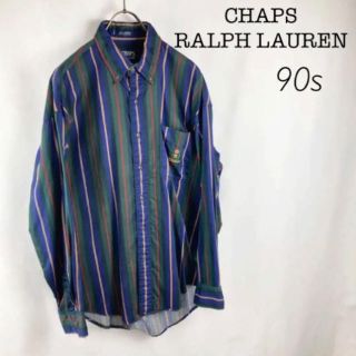 チャップス(CHAPS)の【専用】90s CHAPS RALPH LAUREN マルチストライプBDシャツ(シャツ)