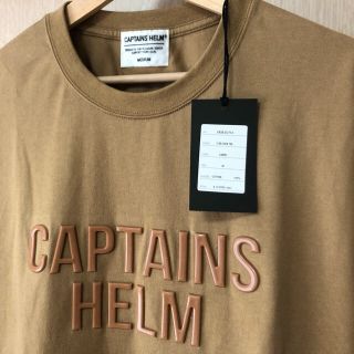  CAPTAINS HELM　#3D LOGO TEE キャメル size M(Tシャツ/カットソー(半袖/袖なし))