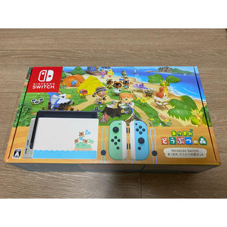 ニンテンドースイッチ(Nintendo Switch)の新品 Nintendo Switch あつまれどうぶつの森 セット 本体(家庭用ゲーム機本体)