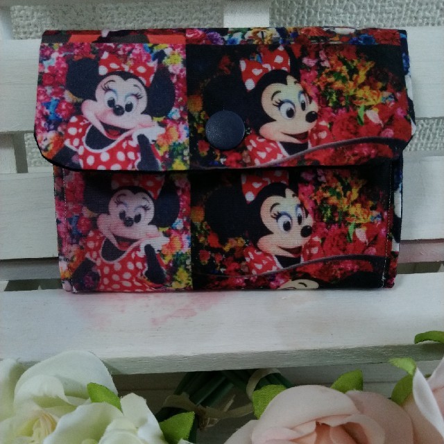 Disney(ディズニー)のミッキーミニー　ミニ財布　カードケース ハンドメイドのファッション小物(財布)の商品写真