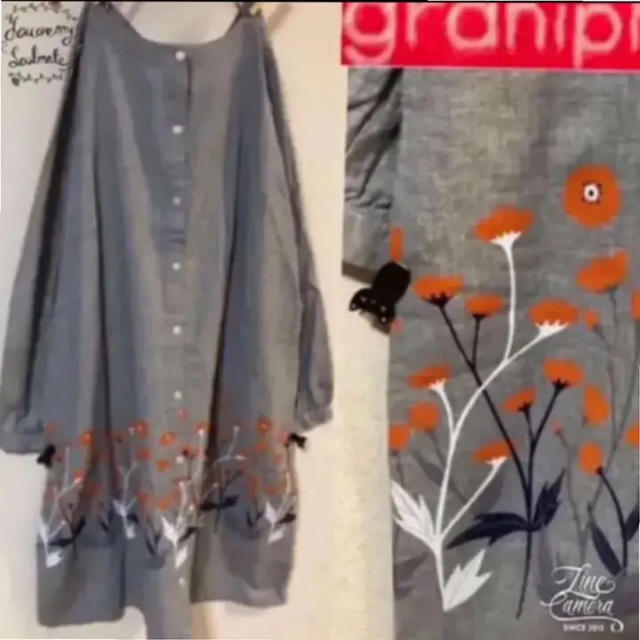 Graniph(グラニフ)のgraniph ♡⑦⑨④④ 2Way 風 ミナペルホネン風 sm2 メルロー 好 レディースのワンピース(ミニワンピース)の商品写真