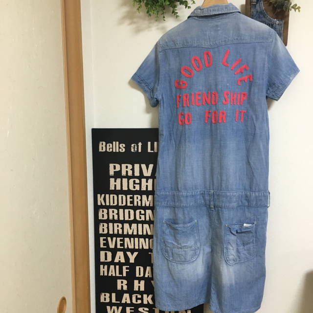 DENIM DUNGAREE(デニムダンガリー)の❀160デニム&ダンガリーシャツワンピ❀ レディースのワンピース(ロングワンピース/マキシワンピース)の商品写真