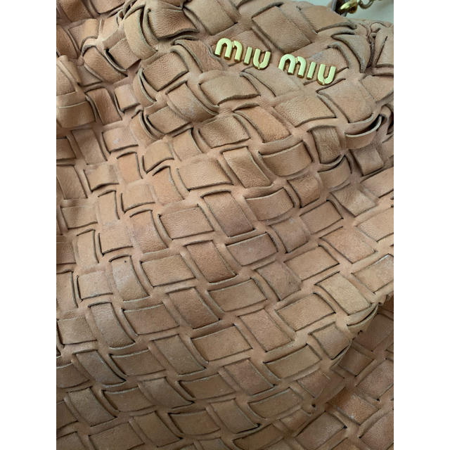miumiu(ミュウミュウ)のmiumiuイントレチャートフリンジバックch様　専用 レディースのバッグ(ショルダーバッグ)の商品写真