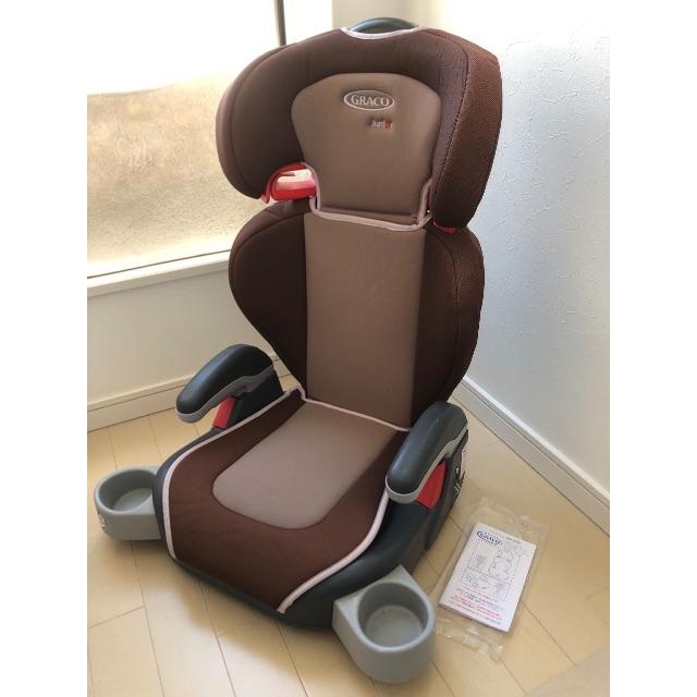 GRACO　グレコ　ジュニアプラス　ジュニアシート　クリーニング済み　ブラウン GRACO グレコ ジュニアプラス ジュニアシート クリーニング済み