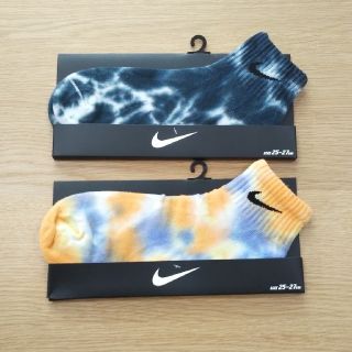 ナイキ(NIKE)の◎No.32 NIKE メンズ靴下 タイダイ柄ソックス 2足組 25～27cm(ソックス)