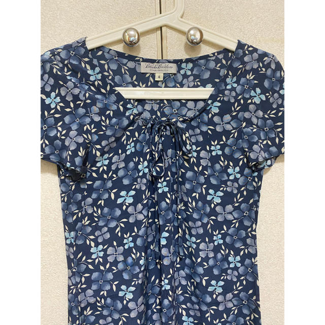 Brooks Brothers(ブルックスブラザース)の花柄シルクワンピース レディースのワンピース(ロングワンピース/マキシワンピース)の商品写真