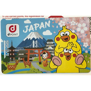 ポインコ(ポインコ)のdポイント カード　ポインコ JAPAN(キャラクターグッズ)
