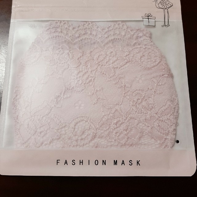 ファッション　マスク　ピンク　レース レディースのファッション小物(その他)の商品写真