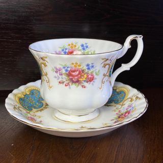 ロイヤルアルバート(ROYAL ALBERT)のロイヤルアルバート　カップソーサー　バークレー　ヴィンテージ  美品(グラス/カップ)