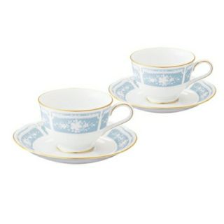 ノリタケ(Noritake)のノリタケ　専用　レースウッド　ペアゴールドティー.コーヒー碗皿(グラス/カップ)