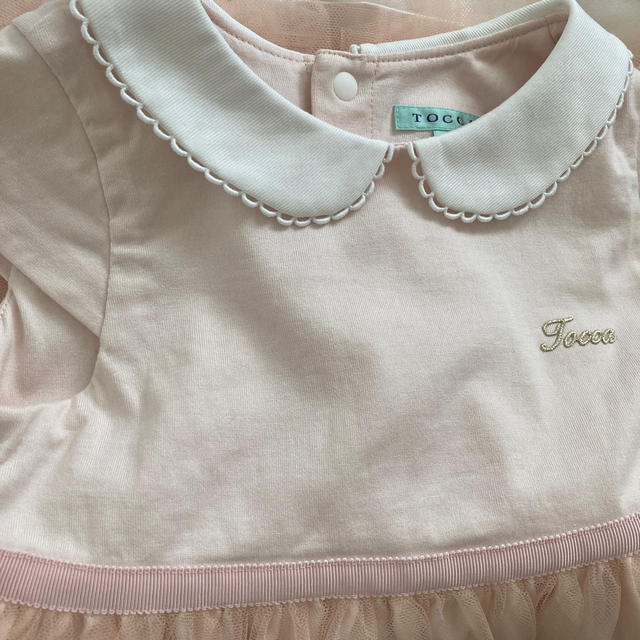 TOCCA(トッカ)のフリルワンピース キッズ/ベビー/マタニティのキッズ服女の子用(90cm~)(ワンピース)の商品写真