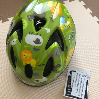 TETE ヘルメット　アニマルグラスグリーン　S(自転車)