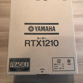ヤマハ(ヤマハ)の激安！ヤマハ ルーター RTX1210 新品未開封(PC周辺機器)