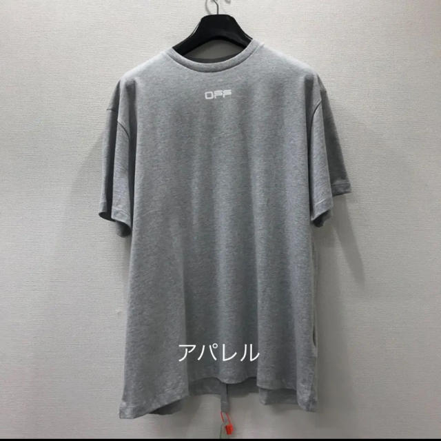 新品20SS OFF-WHITE エアポートテープ アロー オーバーサイズ S