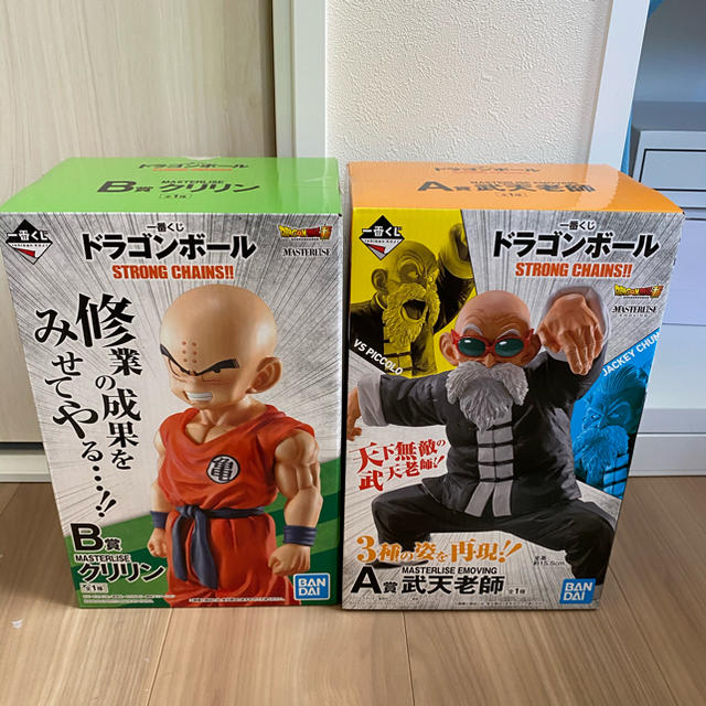 BANDAI(バンダイ)の一番くじ　ドラゴンボール　A賞　B賞 武天老師　クリリン エンタメ/ホビーのフィギュア(アニメ/ゲーム)の商品写真